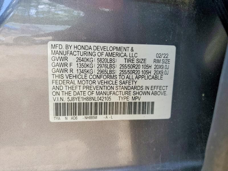 2022 ACURA MDX ADVANCE 13