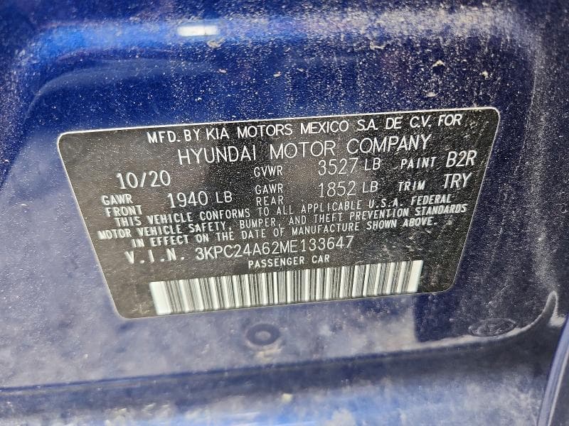 2021 HYUNDAI ACCENT SE 13