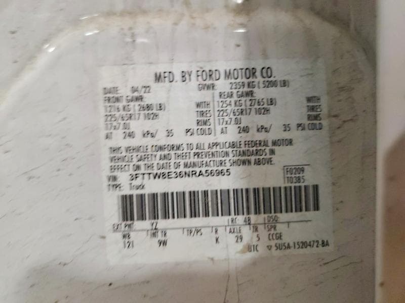 2022 FORD MAVERICK XL 12