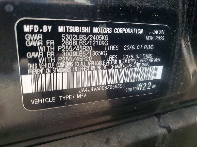 2025 MITSUBISHI OUTLANDER SE 13