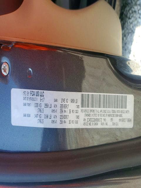 2017 DODGE GRAND CARAVAN SXT 13