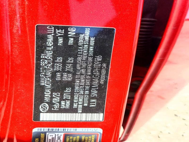 2023 HYUNDAI ELANTRA SEL 12