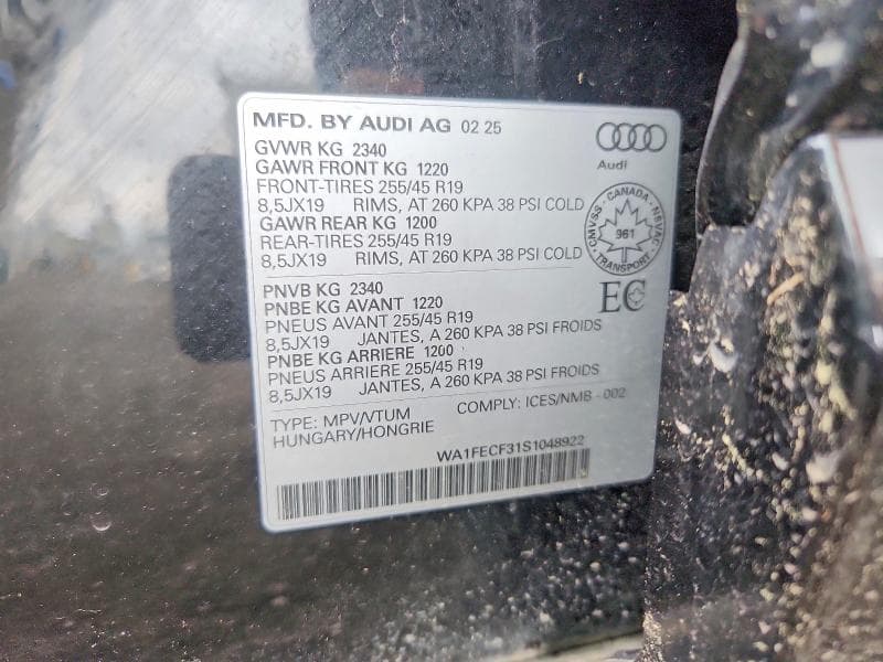 2025 AUDI Q3 TECHNIK 45 12