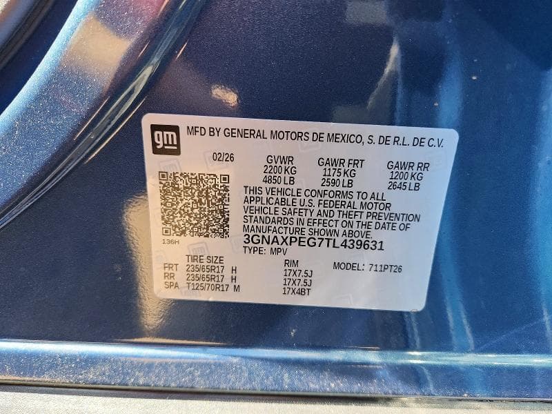 2026 CHEVROLET EQUINOX LT LT 12