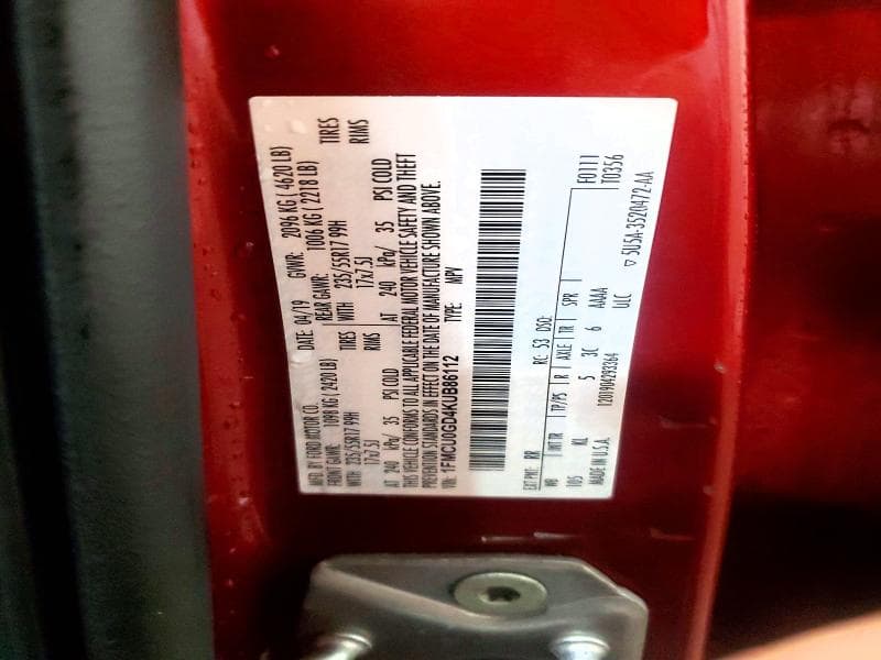 2019 FORD ESCAPE SE SE 13