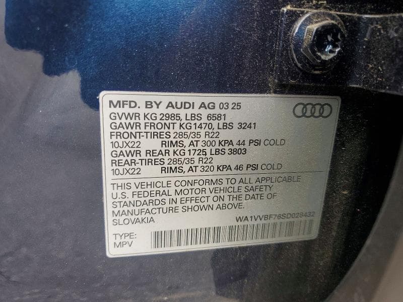 2025 AUDI Q7 PRESTIGE 13