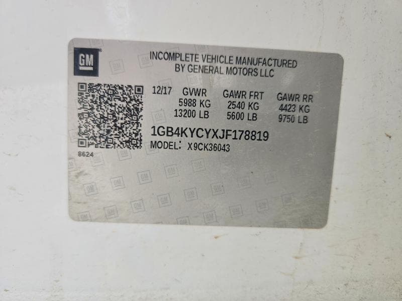 2018 CHEVROLET SILVERADO K3500 12