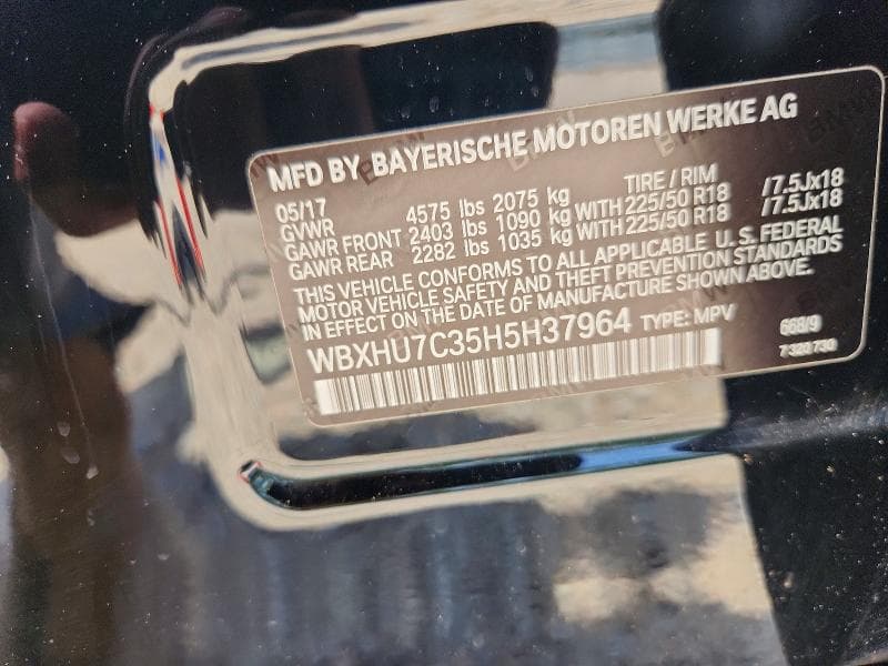 2017 BMW X1 SDRIVE28I SDRIVE28I 12