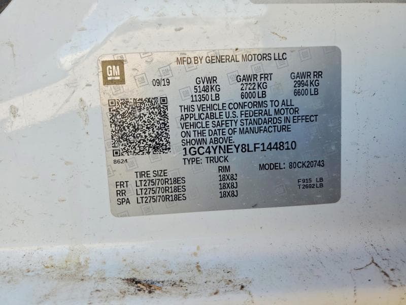 2020 CHEVROLET SILVERADO K2500 HEAVY DUTY LT 12