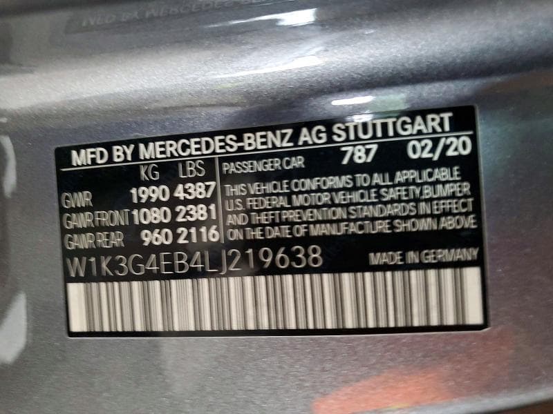 2020 MERCEDES-BENZ A 220 12