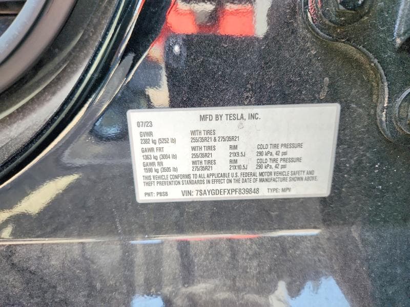 2023 TESLA MODEL Y 12