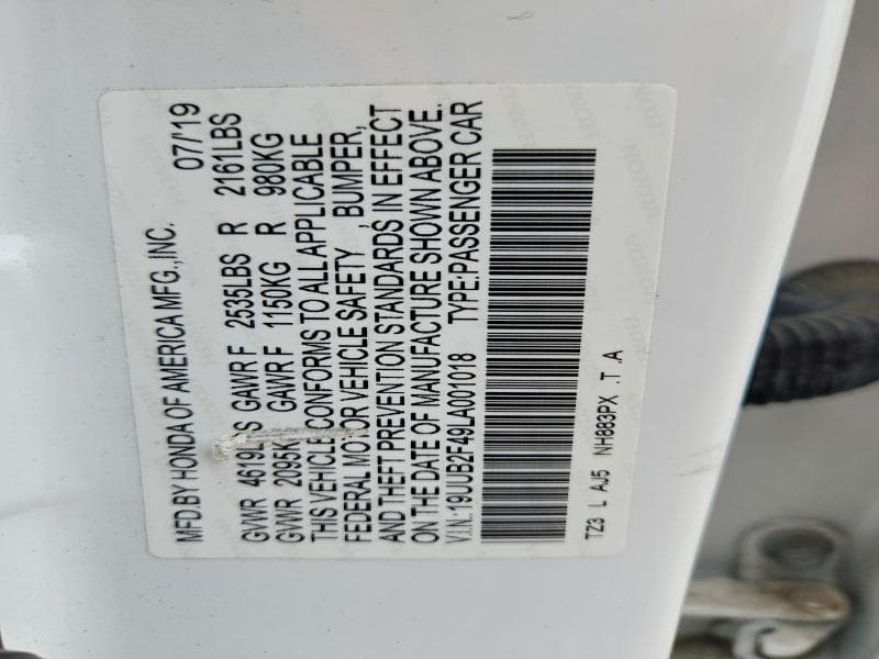 2020 ACURA TLX TECHNOLOGY TECHNOLOGY 12