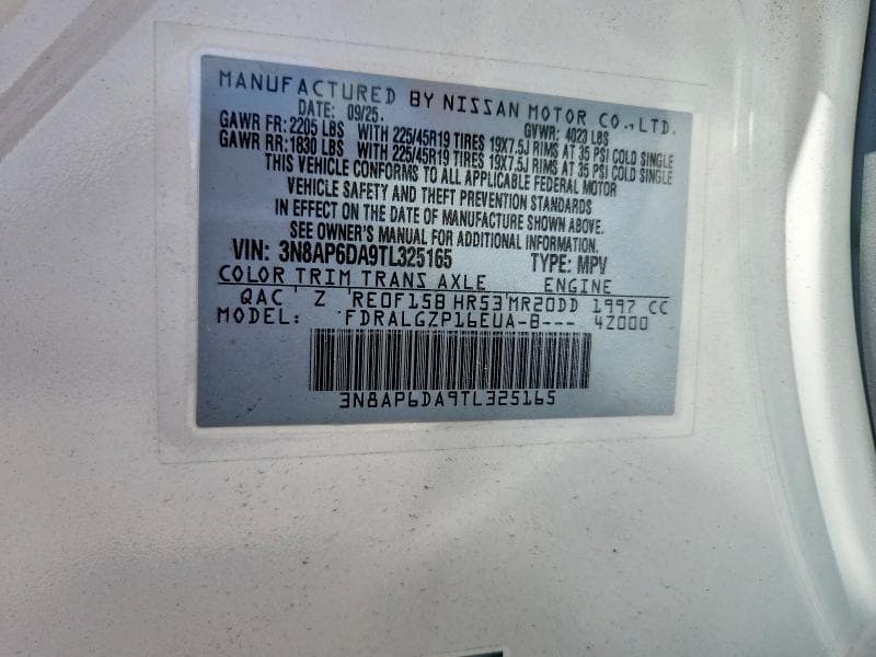 2026 NISSAN KICKS SR 13