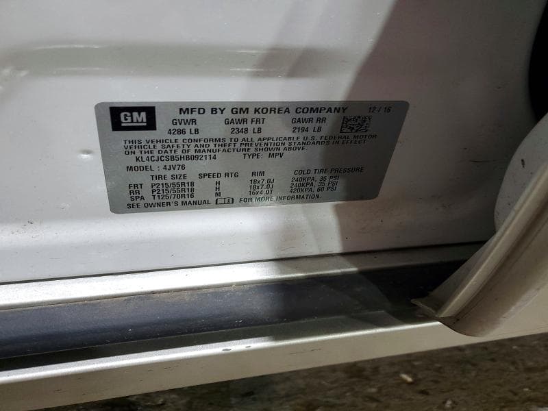 2017 BUICK ENCORE ESSENCE 14