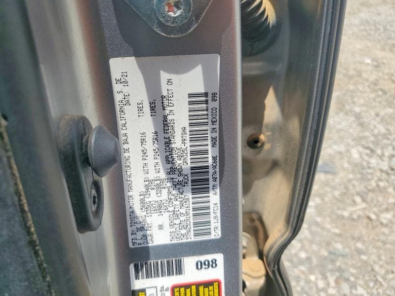 2022 TOYOTA TACOMA SR5 V6 12