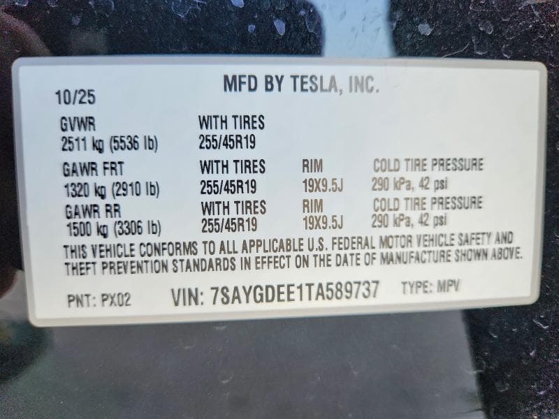 2026 TESLA MODEL Y 13