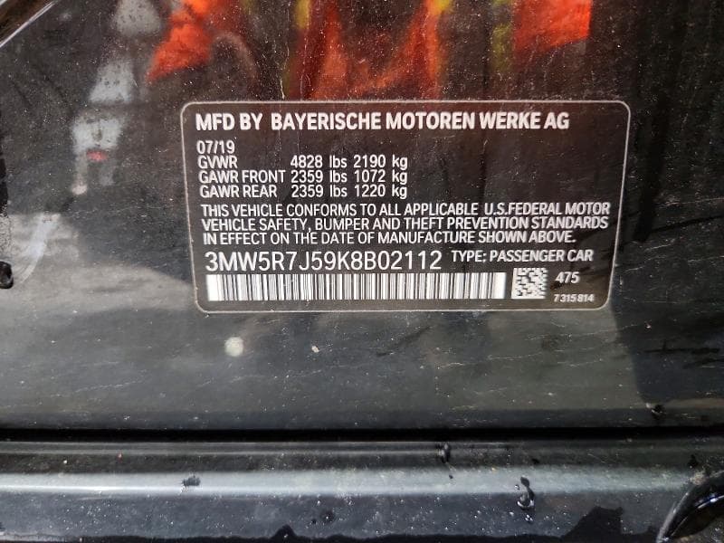 2019 BMW 330XI 12