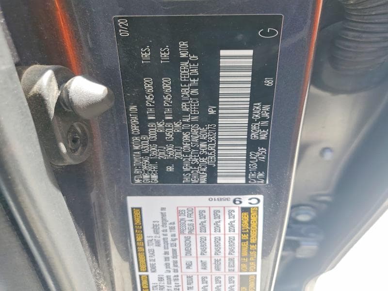 2020 TOYOTA 4RUNNER LIMITED 13