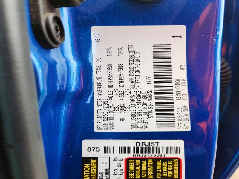 2017 TOYOTA TUNDRA SR5 SR5 13