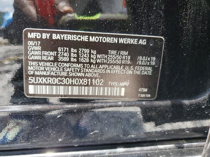 2017 BMW X5 XDRIVE35I XDRIVE35I 13