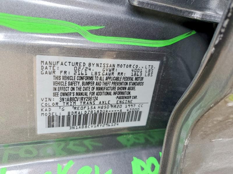 2024 NISSAN SENTRA SV 12