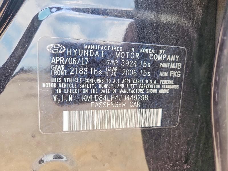 2018 HYUNDAI ELANTRA SEL 12