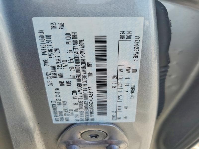 2022 FORD ESCAPE SE 13