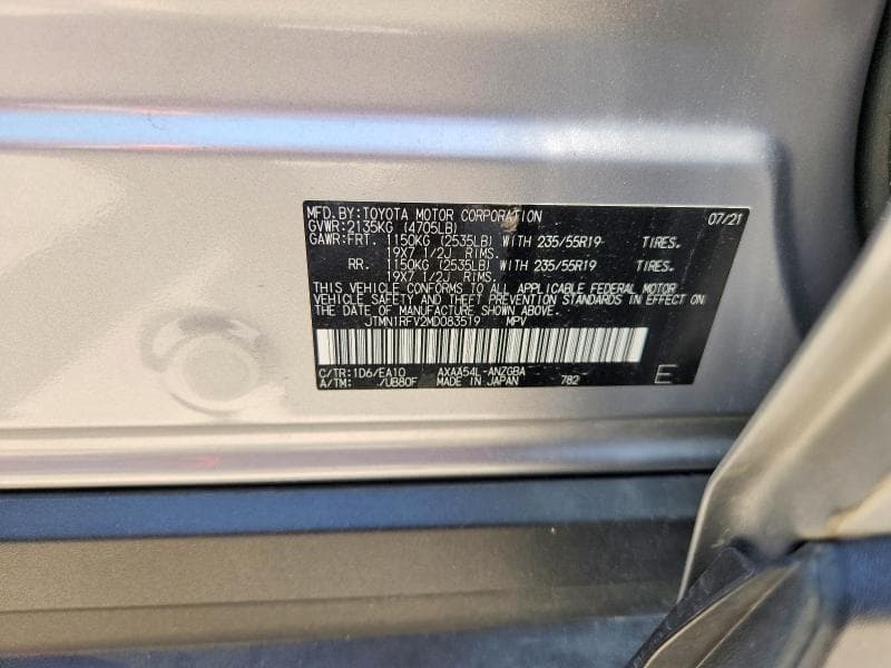 2021 TOYOTA RAV4 LIMITED 14