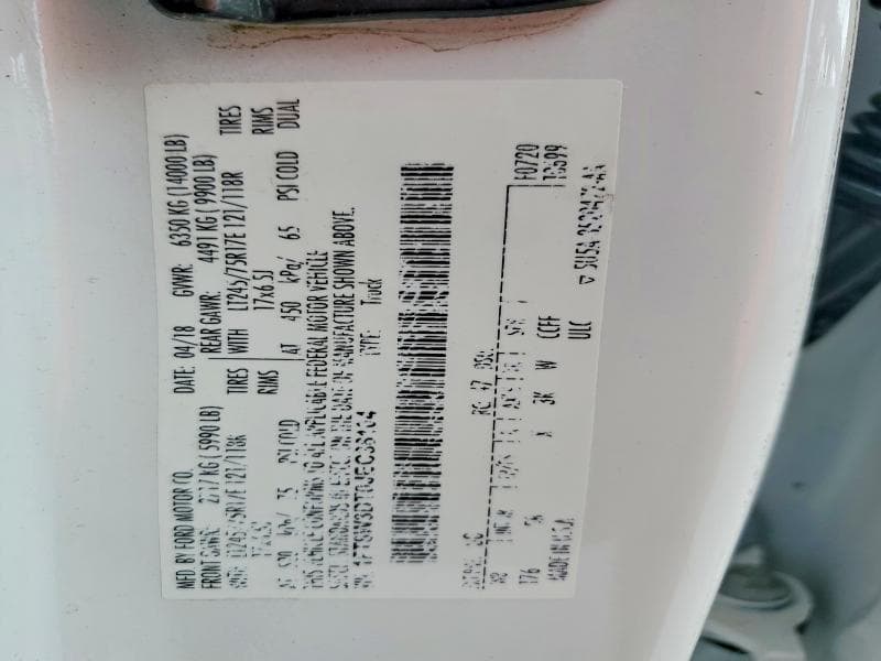 2018 FORD F350 SUPER DUTY 10