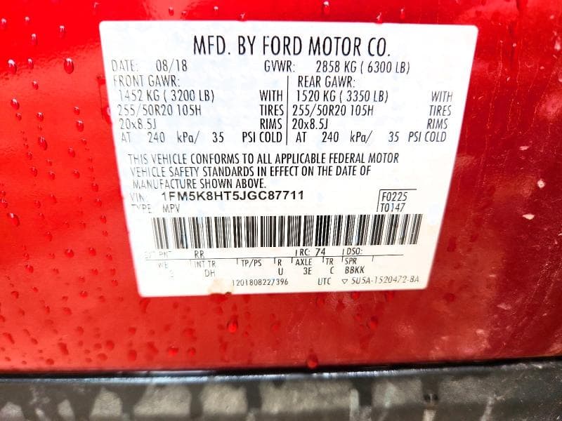 2018 FORD EXPLORER PLATINUM 14