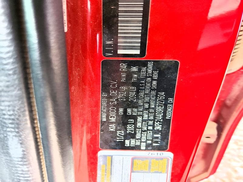 2024 KIA FORTE LXS 12
