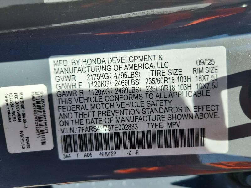 2026 HONDA CR-V EXL EXL 13