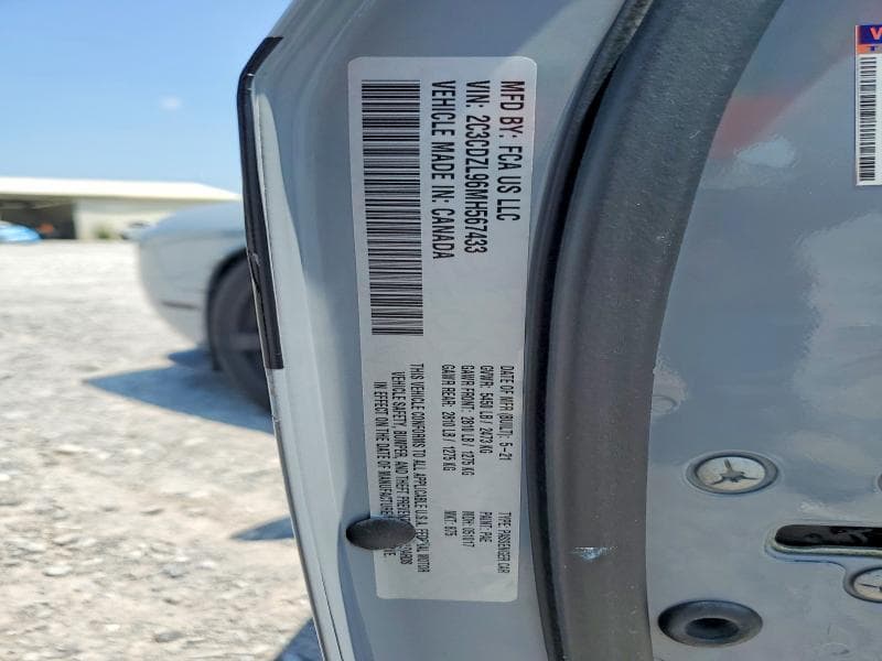 2021 DODGE CHALLENGER SRT HELLCAT REDEYE 13