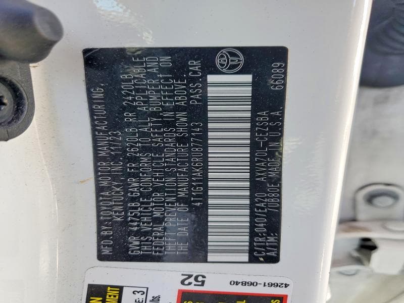 2024 TOYOTA CAMRY SE 12