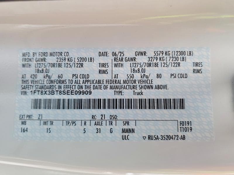 2025 FORD F350 SUPER DUTY 12