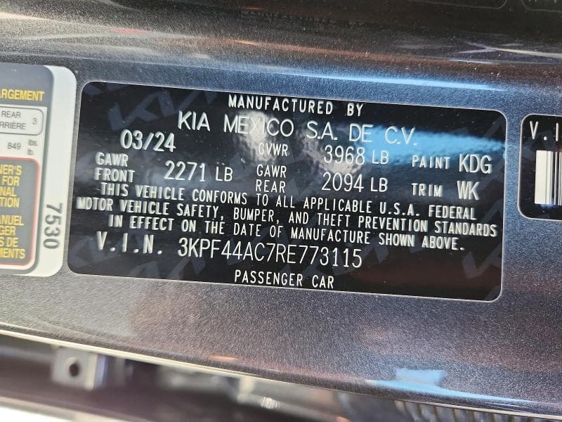 2024 KIA FORTE GT 13