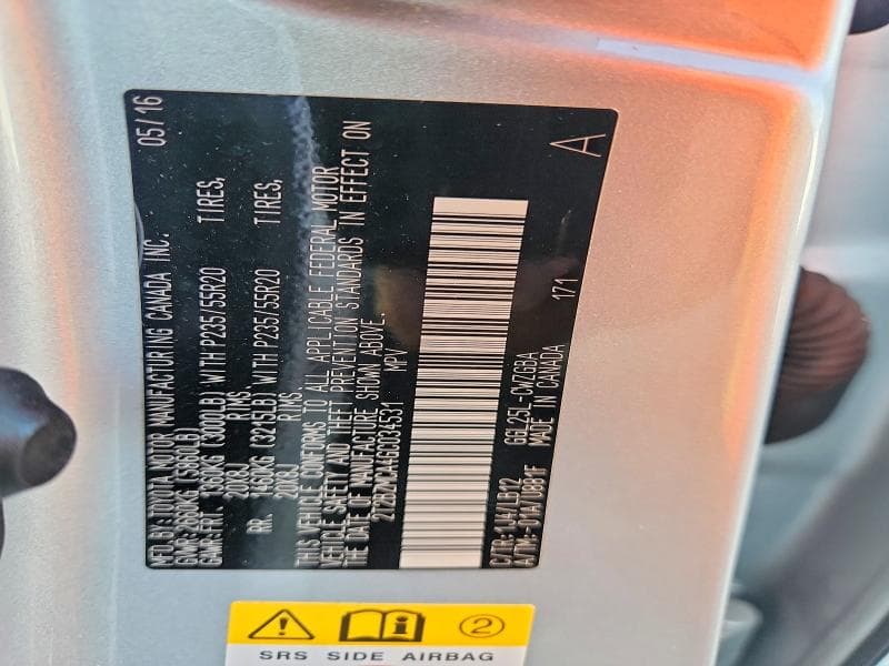 2016 LEXUS RX 350 BASE 13