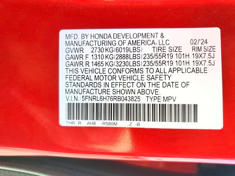 2024 HONDA ODYSSEY SPORT 13