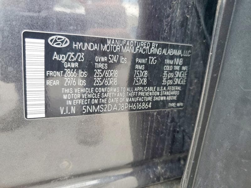 2023 HYUNDAI SANTA FE SEL 14