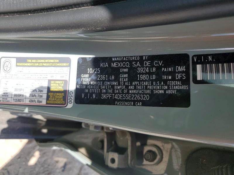 2025 KIA K4 LXS 12