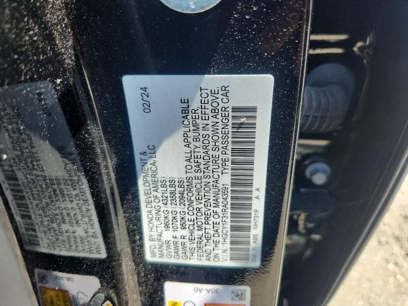 2024 HONDA ACCORD EX EX 13