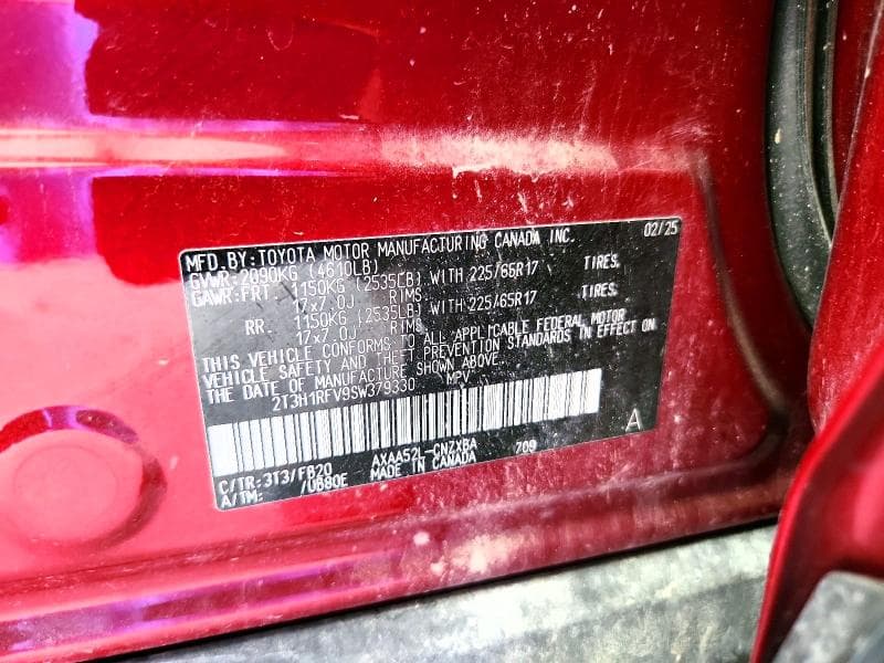 2025 TOYOTA RAV4 LE 14