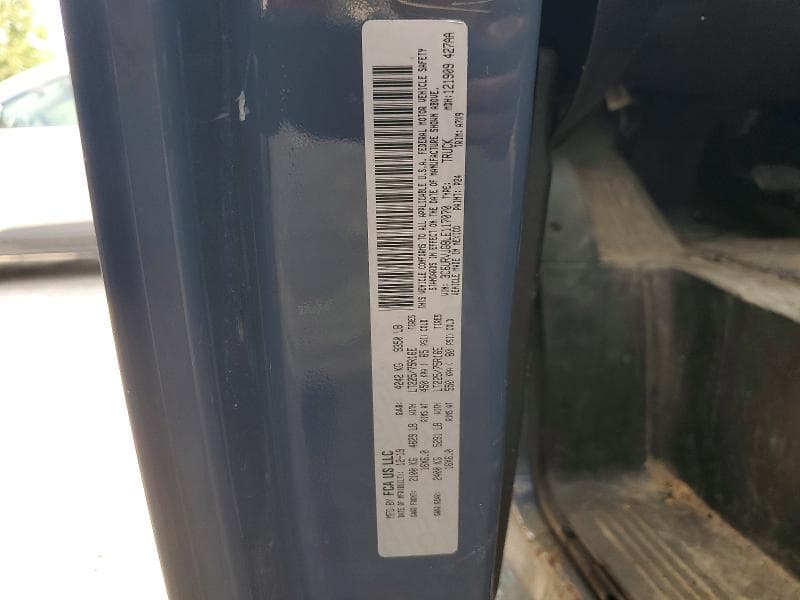 2020 RAM PROMASTER 3500 3500 HIGH 3500 HIGH 13