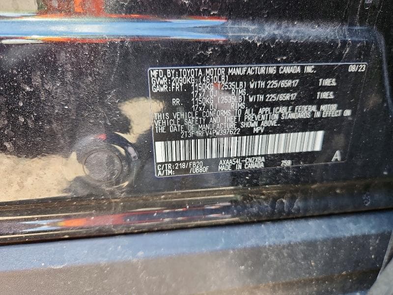 2023 TOYOTA RAV4 LE 12