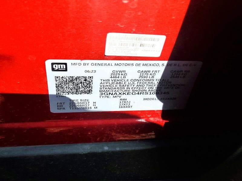 2024 CHEVROLET EQUINOX LT LT 13