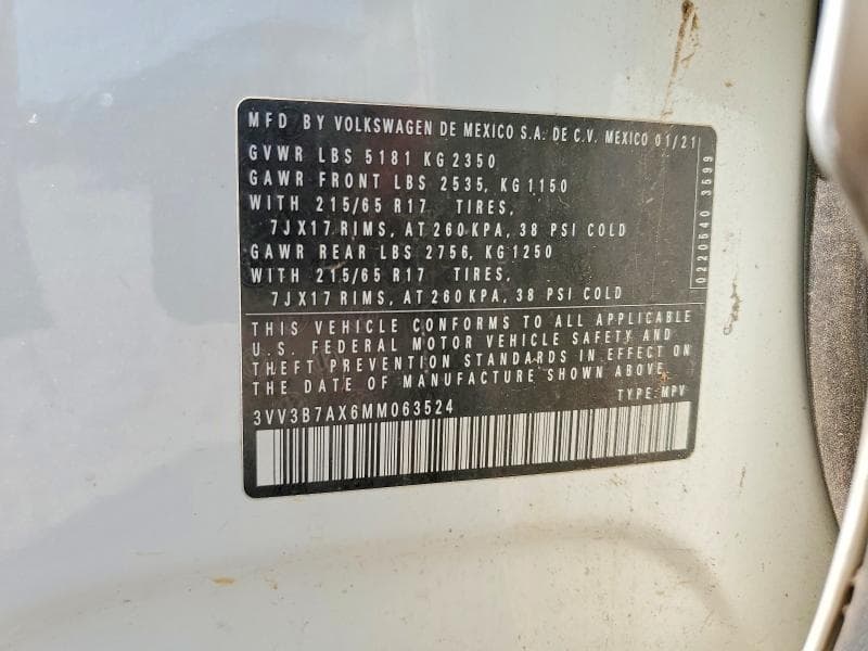 2021 VOLKSWAGEN TIGUAN SE SE 13