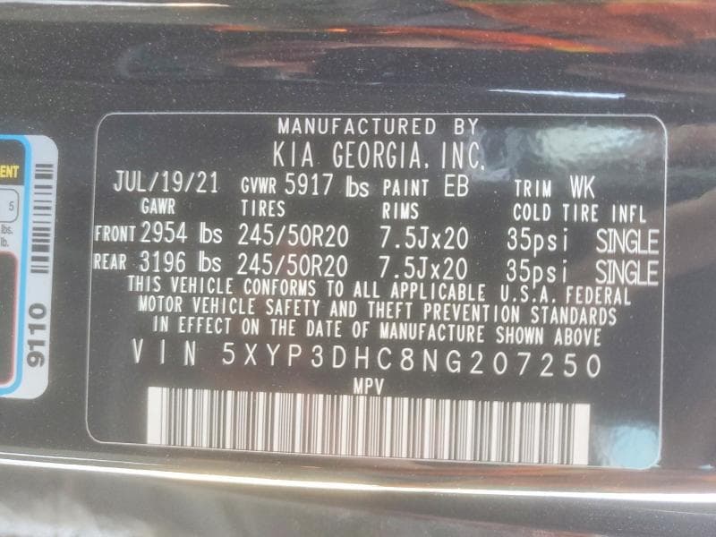 2022 KIA TELLURIDE EX 14