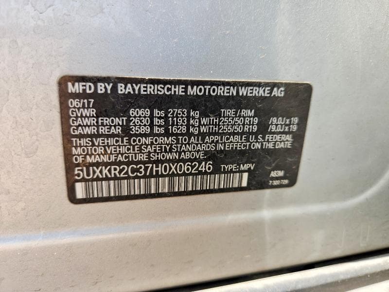 2017 BMW X5 SDRIVE35I SDRIVE35I 13