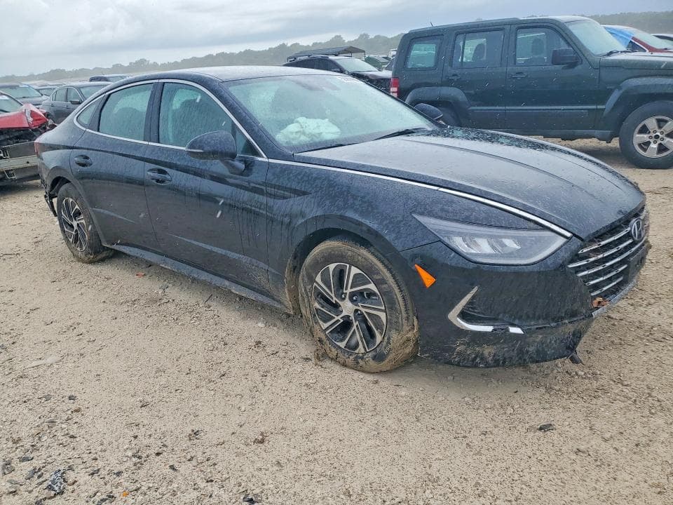 2023 HYUNDAI SONATA HYBRID BLUE 4