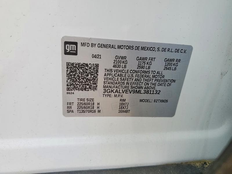 2021 GMC TERRAIN SLT 12